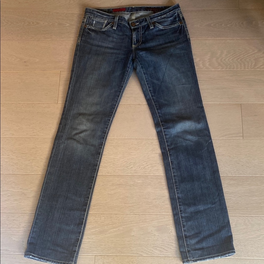 AG Adriano Goldschmied Indigo Straight Leg Jeans